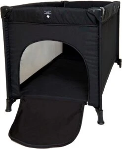 Prénatal Luxe Campingbedje Met Bodemmatras - Inclusief Draagtas - Inklapbaar Baby Campingbed - Met Wieltjes En Kruipluik - 120 X 60 Cm - Zwart -Kinderwagen- En Accessoirewinkel 983x1200 7