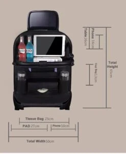 Merkloos PREMIUM Autostoel Organizer - Carseat Organiser - Auto Stoel Organizer - Tablet Houder - Auto Tafeltje - Auto Organizer - Beker Houder - Paraplu Houder - Tissue Doos Houder -Kinderwagen- En Accessoirewinkel 987x1200 1