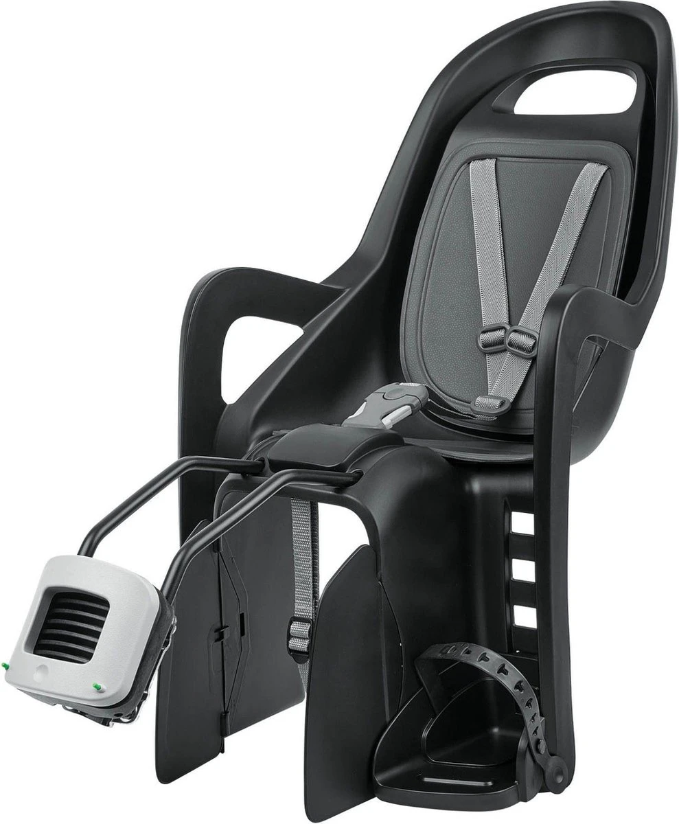 Polisport Groovy FF Fietsstoeltje Achter - Zwart/Grijs 3 Polisport Groovy FF Fietsstoeltje Achter - Zwart/Grijs